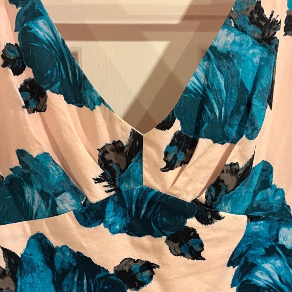 Betsey‎ Johnson Sleeveless Floral Fit-and-Flare Dress size 4 - Picture 3 of 9